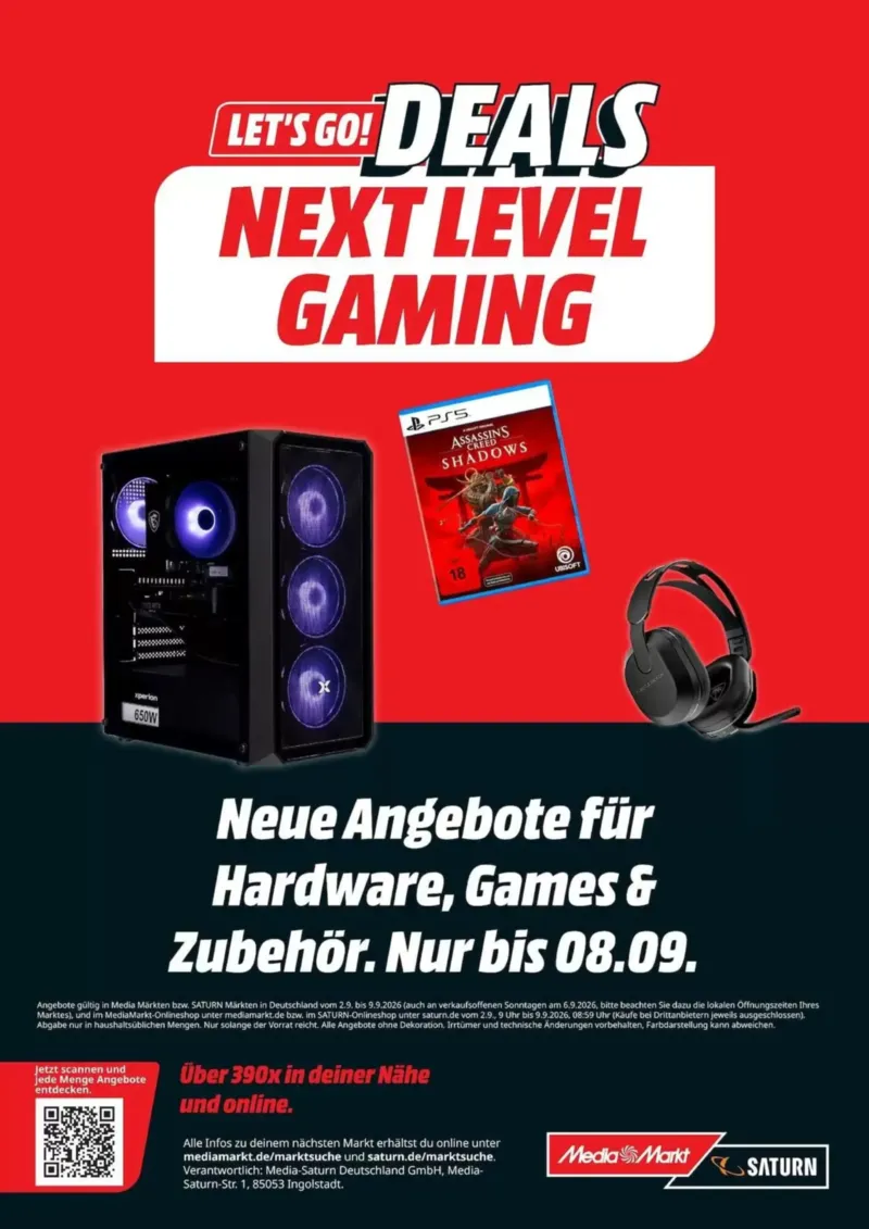 Media Markt Prospekt vom 02.09.2026, Seite 1