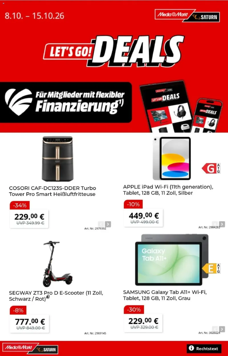 Media Markt Prospekt vom 08.10.2026, Seite 1