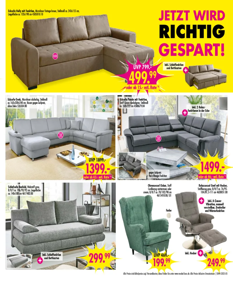 Möbel Boss Prospekt vom 25.10.2025, Seite 5