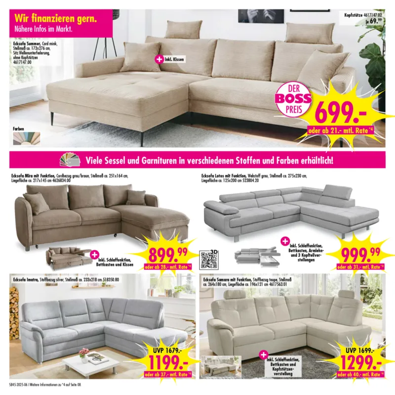 Möbel Boss Prospekt vom 01.11.2025, Seite 6