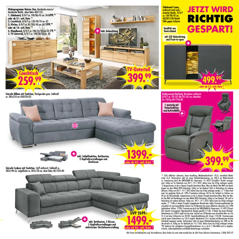 Möbel Boss Prospekt vom 08.11.2025, Seite 7