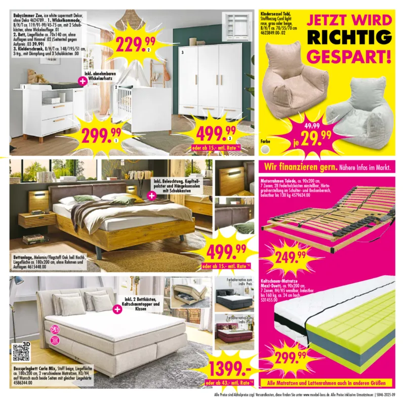 Möbel Boss Prospekt vom 08.11.2025, Seite 9