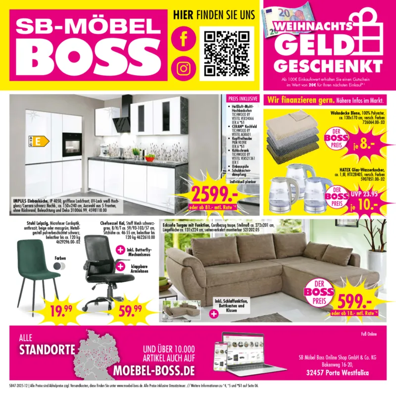 Möbel Boss Prospekt vom 15.11.2025, Seite 12