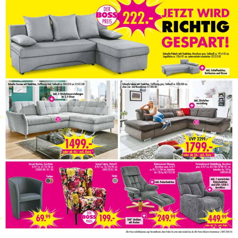 Möbel Boss Prospekt vom 15.11.2025, Seite 5