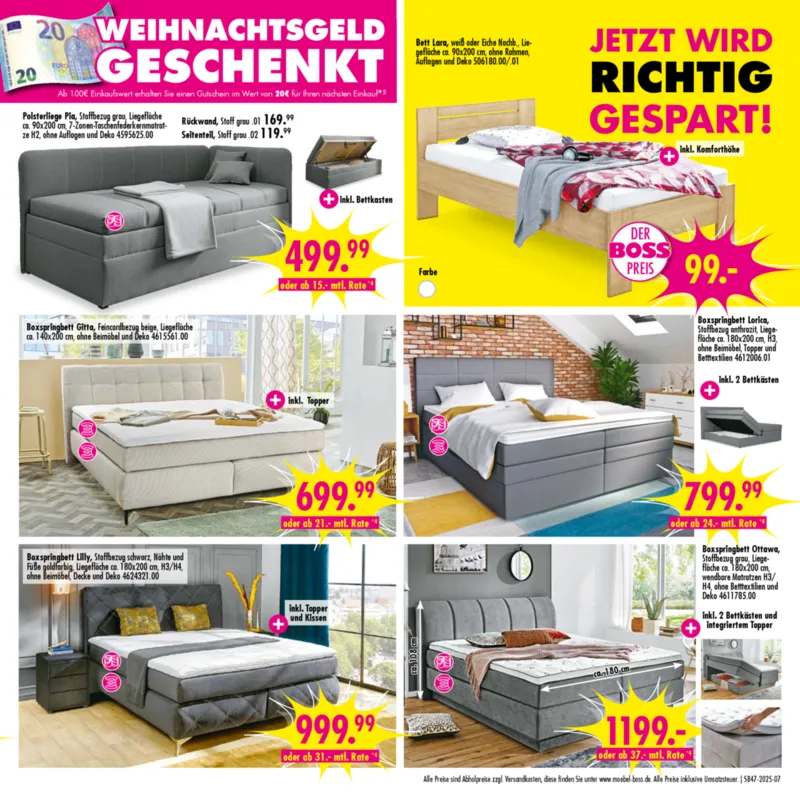 Möbel Boss Prospekt vom 15.11.2025, Seite 7