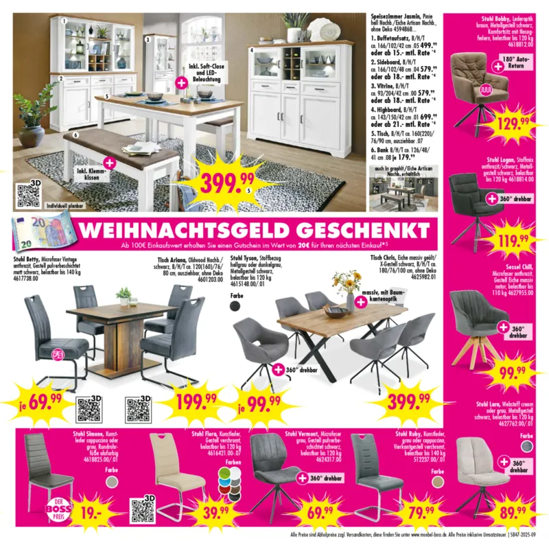 Möbel Boss Prospekt vom 15.11.2025, Seite 9