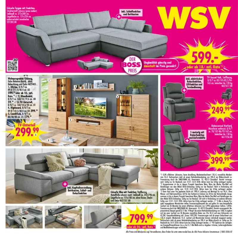 Möbel Boss Prospekt vom 10.01.2026, Seite 7