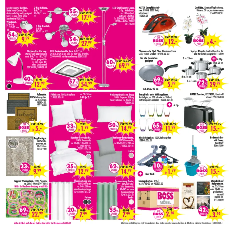 Möbel Boss Prospekt vom 14.02.2026, Seite 11