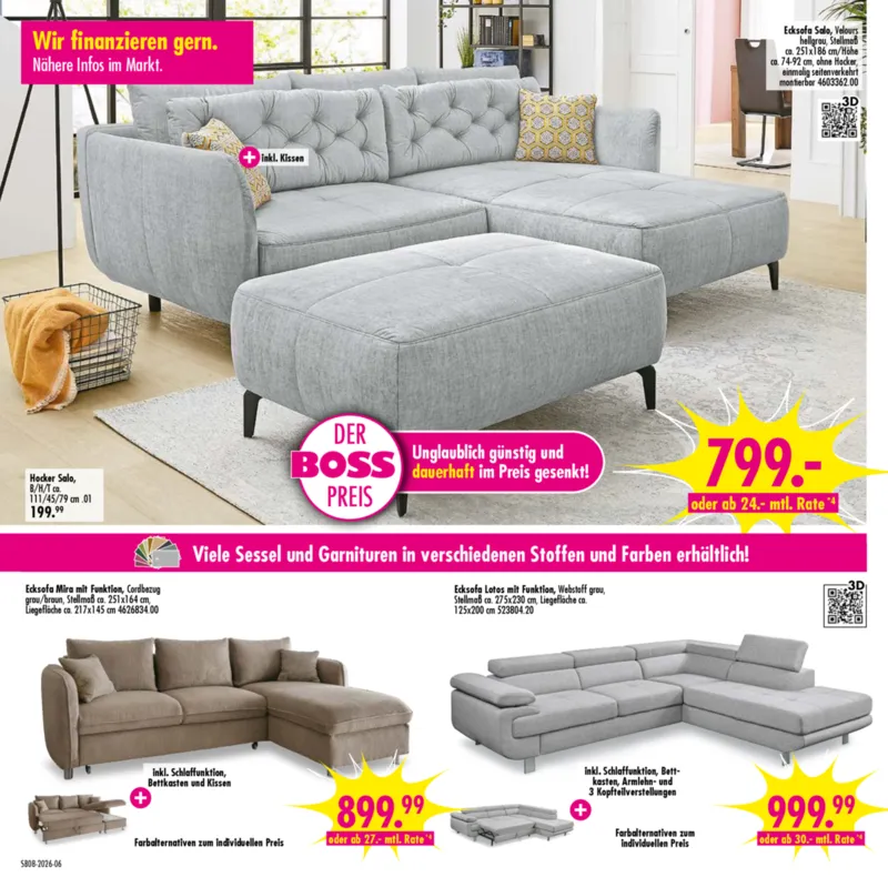 Möbel Boss Prospekt vom 14.02.2026, Seite 6