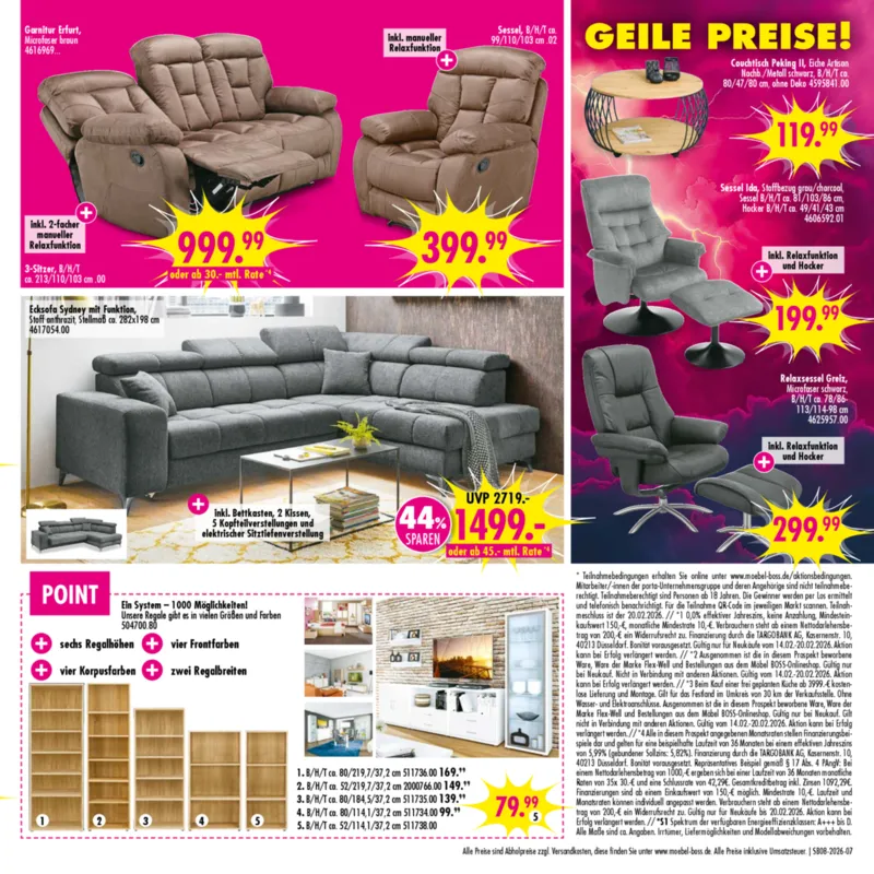Möbel Boss Prospekt vom 14.02.2026, Seite 7