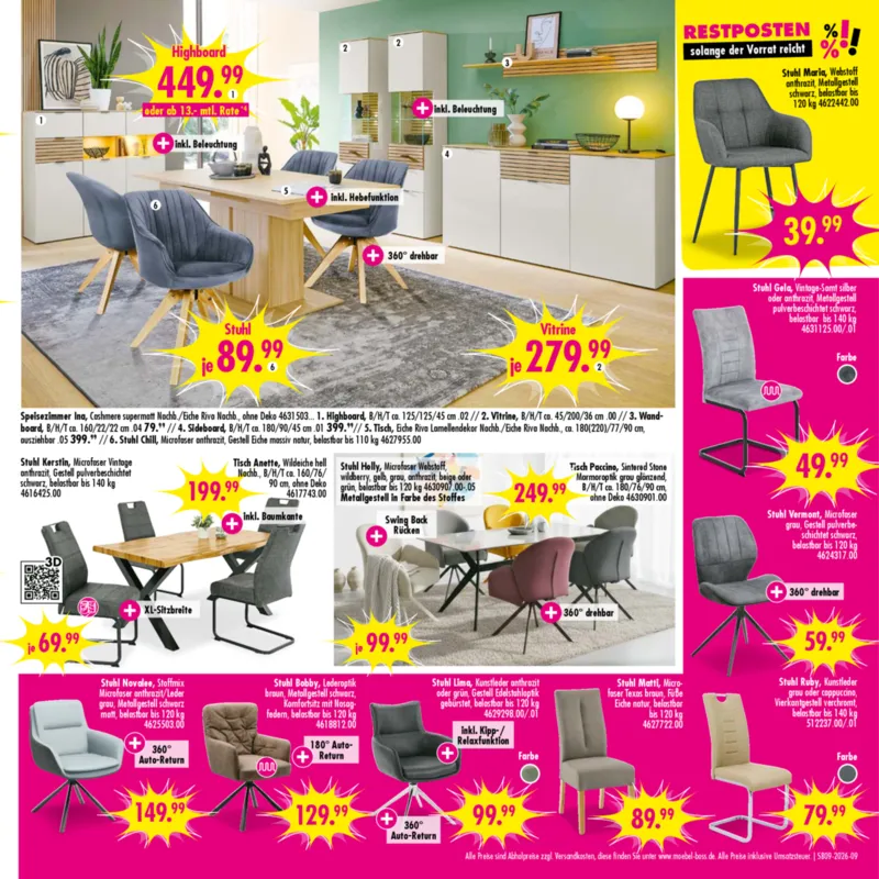 Möbel Boss Prospekt vom 21.02.2026, Seite 9
