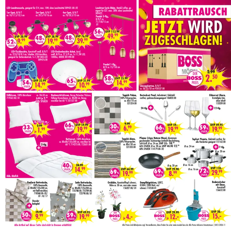 Möbel Boss Prospekt vom 14.03.2026, Seite 11