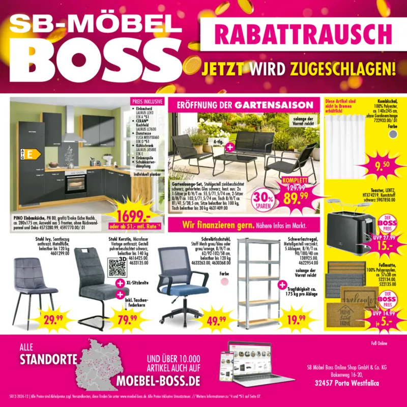 Möbel Boss Prospekt vom 14.03.2026, Seite 12