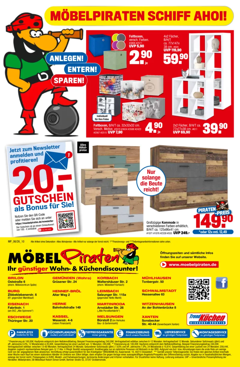 Möbelpiraten Prospekt vom 14.03.2026, Seite 10