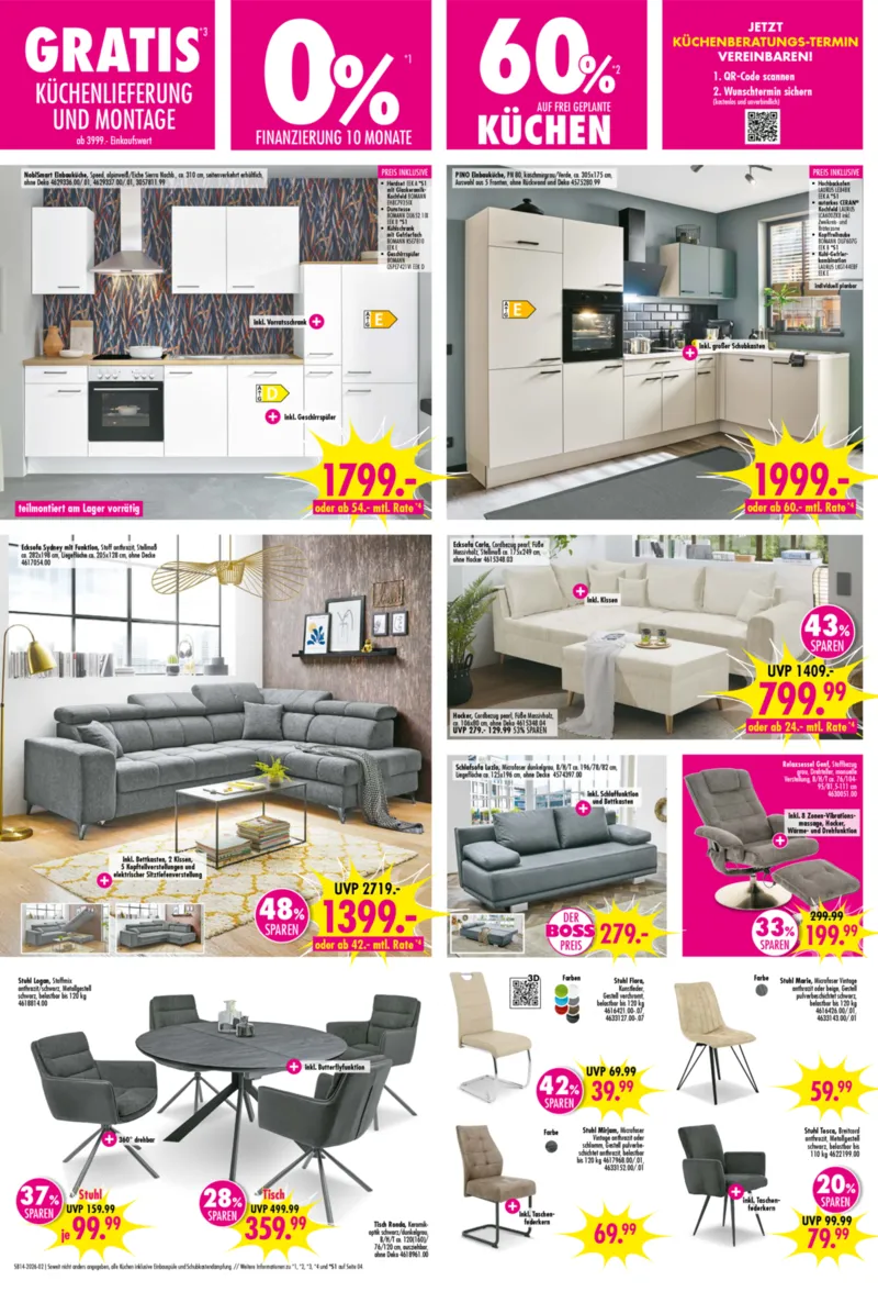 Möbel Boss Prospekt vom 28.03.2026, Seite 2