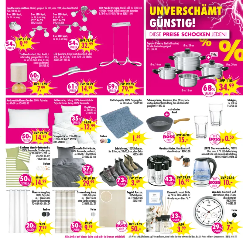 Möbel Boss Prospekt vom 11.04.2026, Seite 11