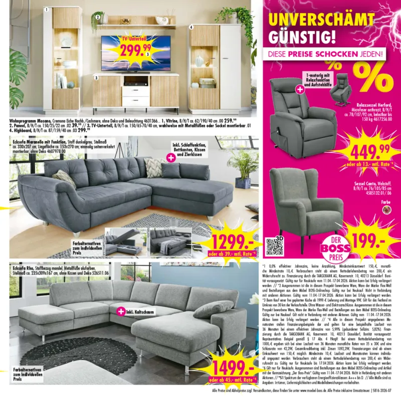 Möbel Boss Prospekt vom 11.04.2026, Seite 7