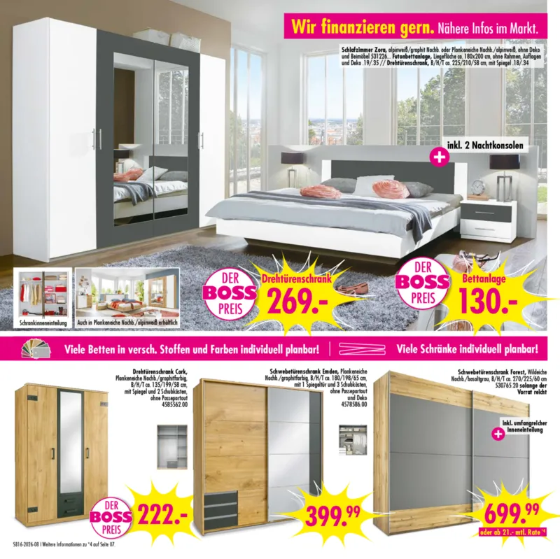 Möbel Boss Prospekt vom 11.04.2026, Seite 8