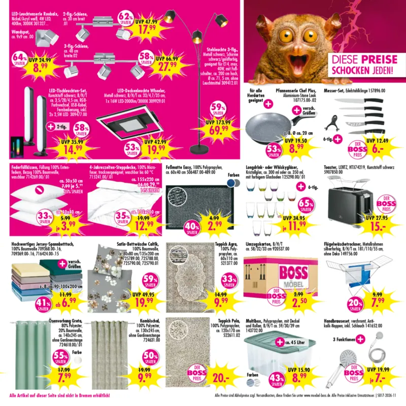 Möbel Boss Prospekt vom 18.04.2026, Seite 11