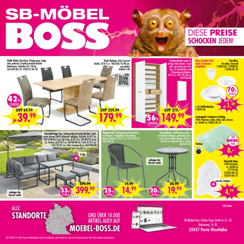 Möbel Boss Prospekt vom 18.04.2026, Seite 12