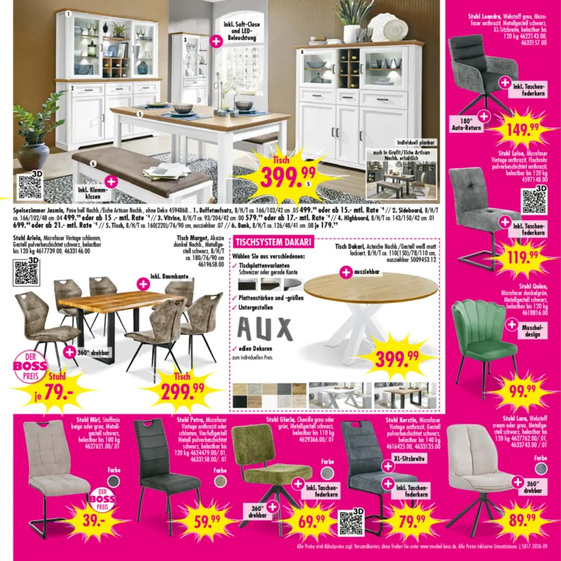 Möbel Boss Prospekt vom 18.04.2026, Seite 9