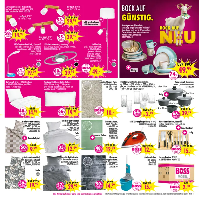 Möbel Boss Prospekt vom 25.04.2026, Seite 11