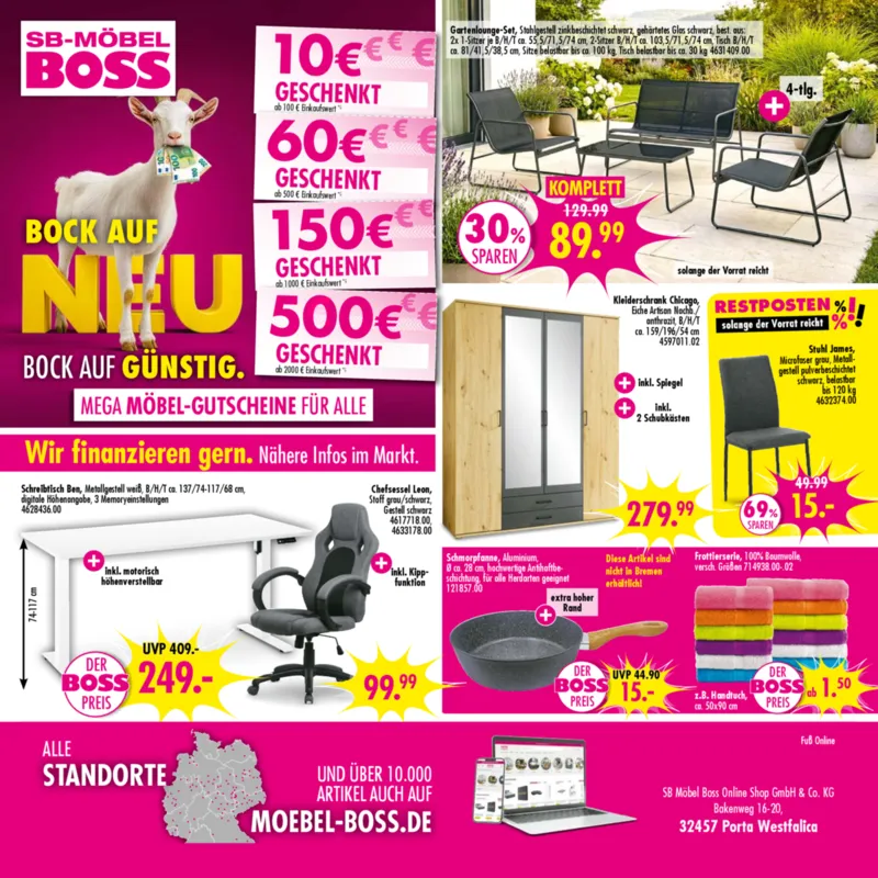 Möbel Boss Prospekt vom 25.04.2026, Seite 12