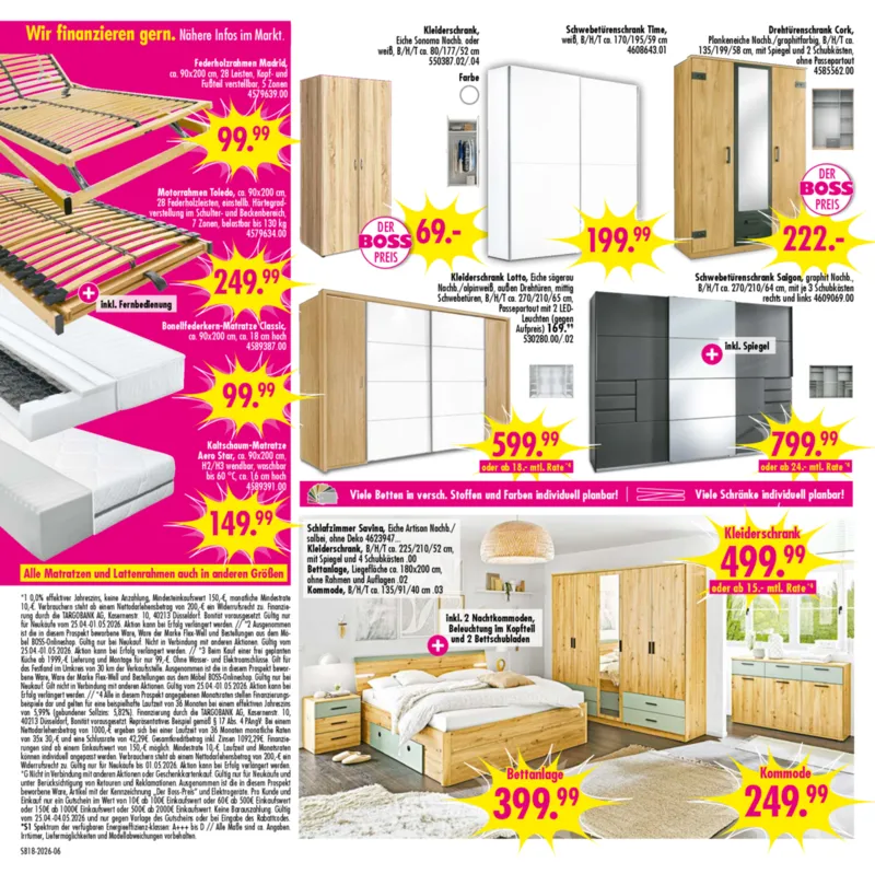 Möbel Boss Prospekt vom 25.04.2026, Seite 6