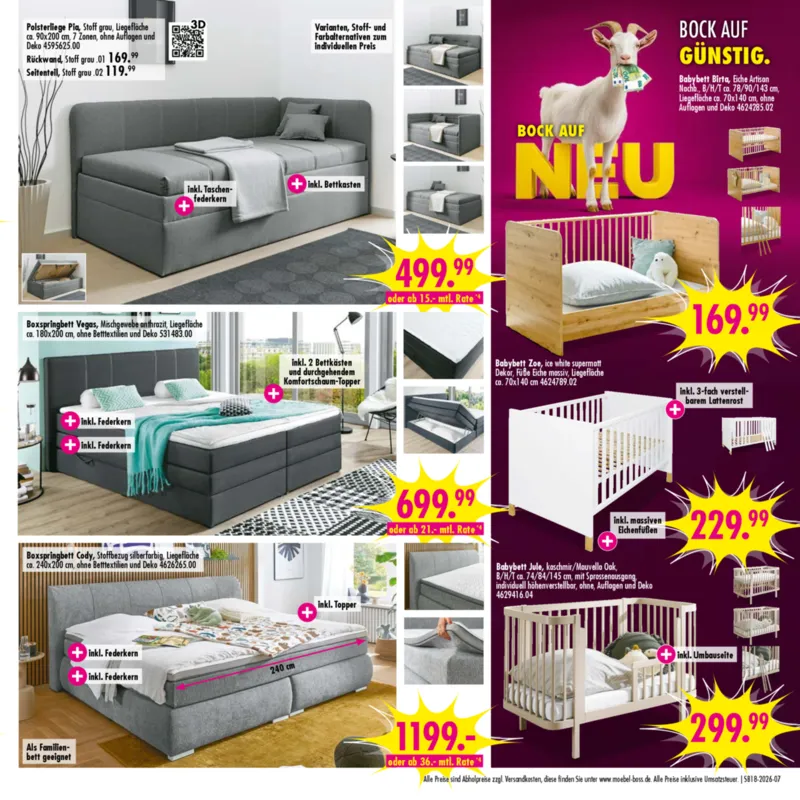 Möbel Boss Prospekt vom 25.04.2026, Seite 7
