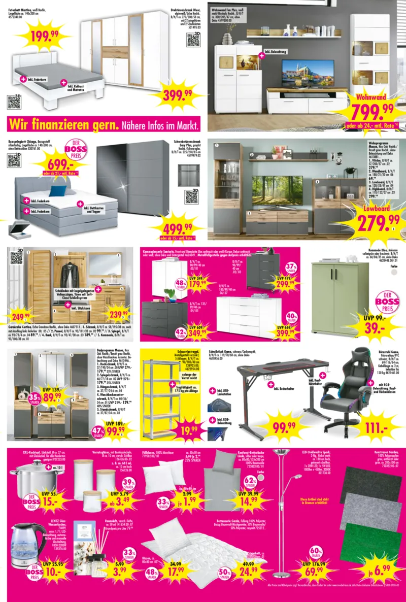Möbel Boss Prospekt vom 02.05.2026, Seite 3