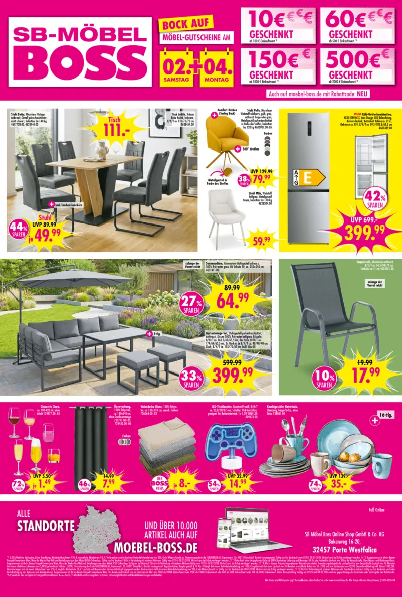 Möbel Boss Prospekt vom 02.05.2026, Seite 4