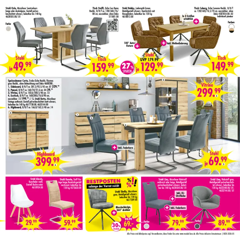 Möbel Boss Prospekt vom 09.05.2026, Seite 5
