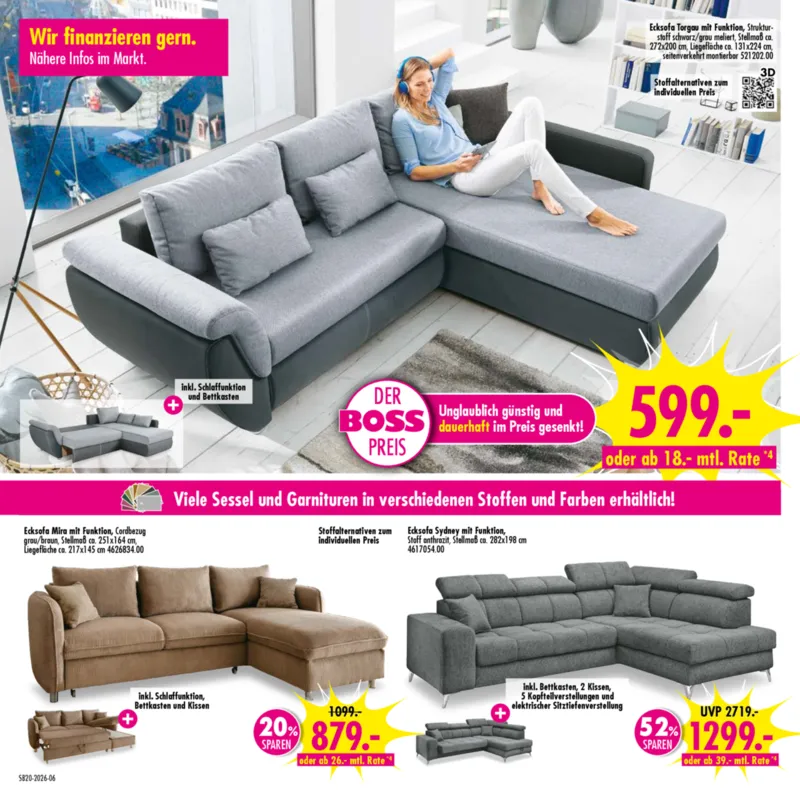 Möbel Boss Prospekt vom 09.05.2026, Seite 6