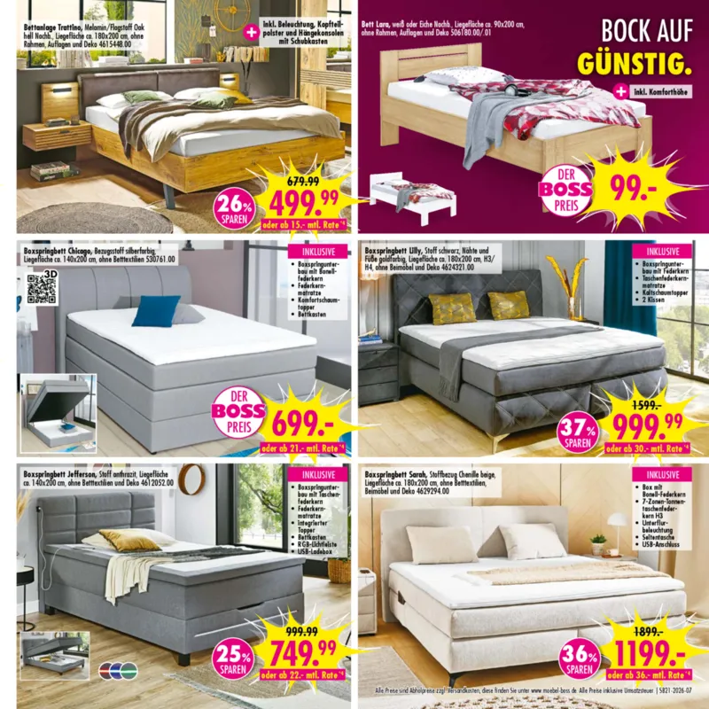 Möbel Boss Prospekt vom 16.05.2026, Seite 7