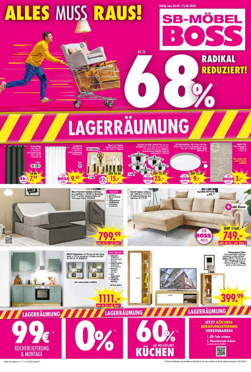 Möbel Boss Prospekt vom 30.05.2026, Seite 1