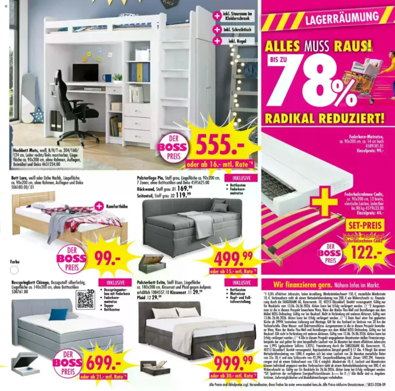 Möbel Boss Prospekt vom 13.06.2026, Seite 9