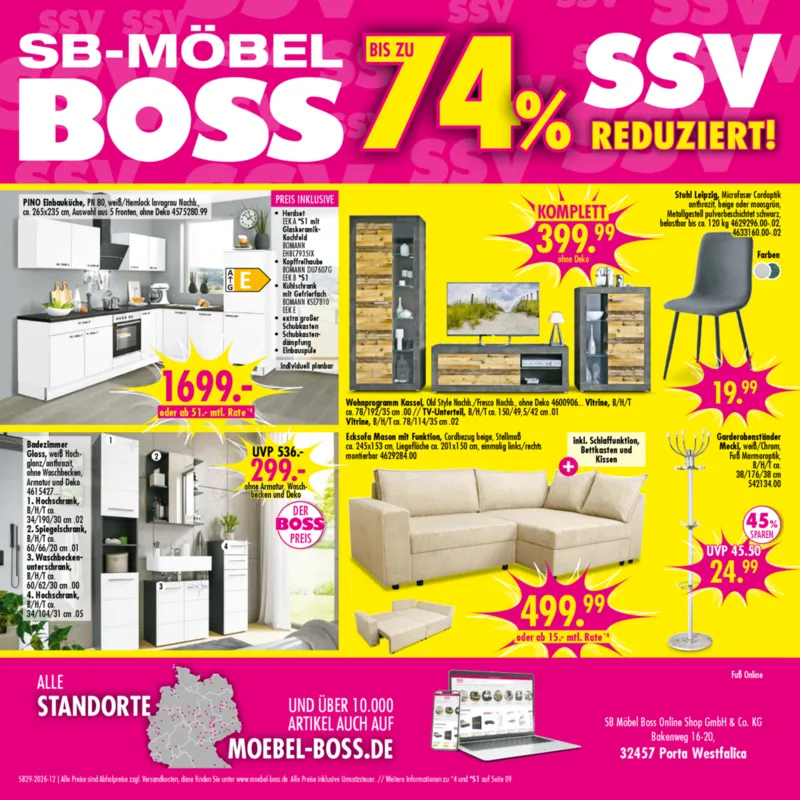 Möbel Boss Prospekt vom 11.07.2026, Seite 12
