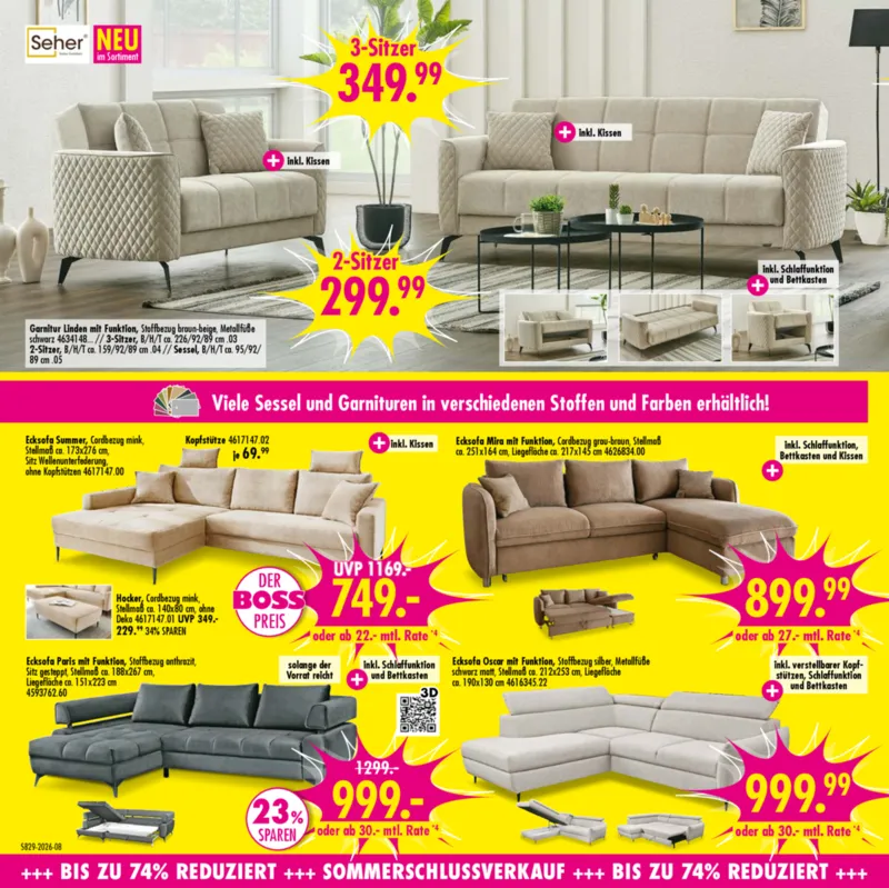 Möbel Boss Prospekt vom 11.07.2026, Seite 8