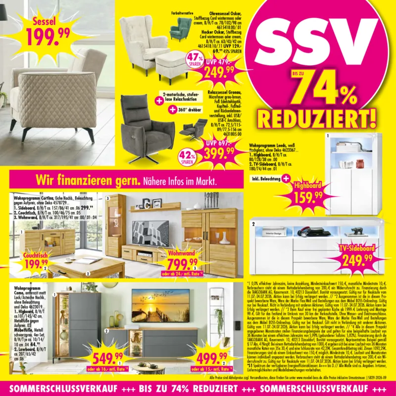 Möbel Boss Prospekt vom 11.07.2026, Seite 9