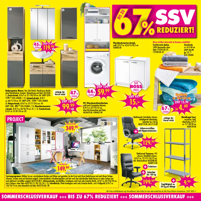 Möbel Boss Prospekt vom 25.07.2026, Seite 11