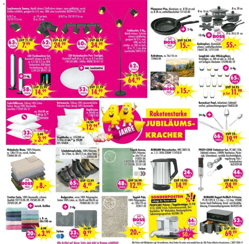 Möbel Boss Prospekt vom 05.09.2026, Seite 11