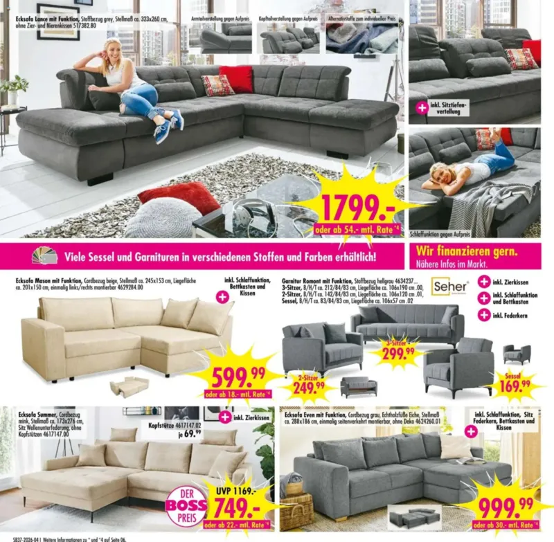 Möbel Boss Prospekt vom 05.09.2026, Seite 4