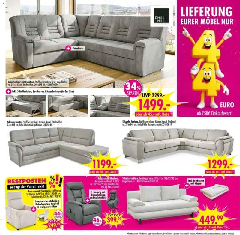 Möbel Boss Prospekt vom 05.09.2026, Seite 5