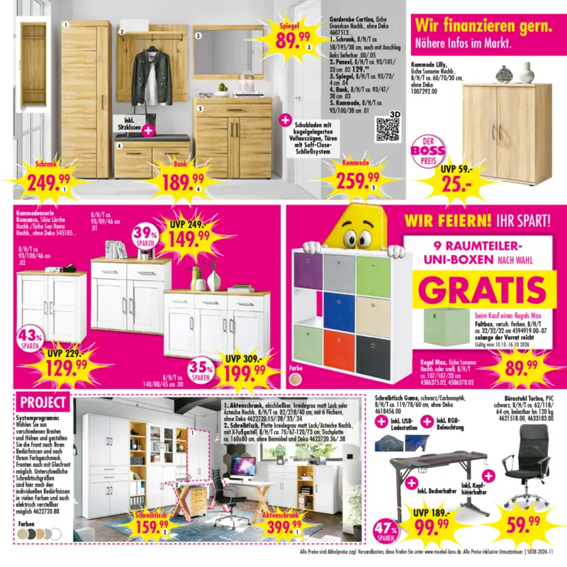 Möbel Boss Prospekt vom 12.09.2026, Seite 11