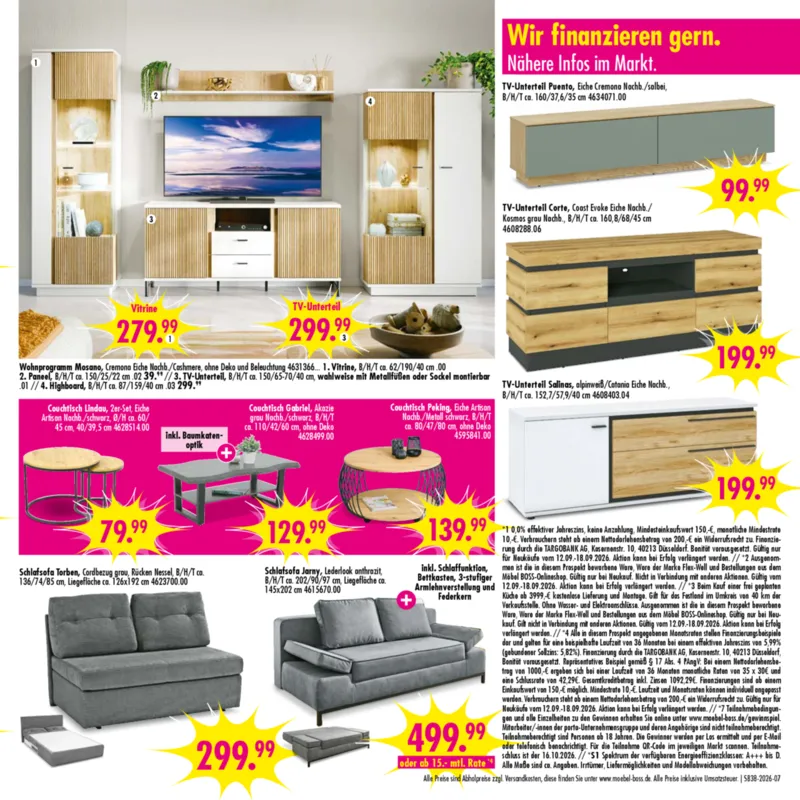 Möbel Boss Prospekt vom 12.09.2026, Seite 7