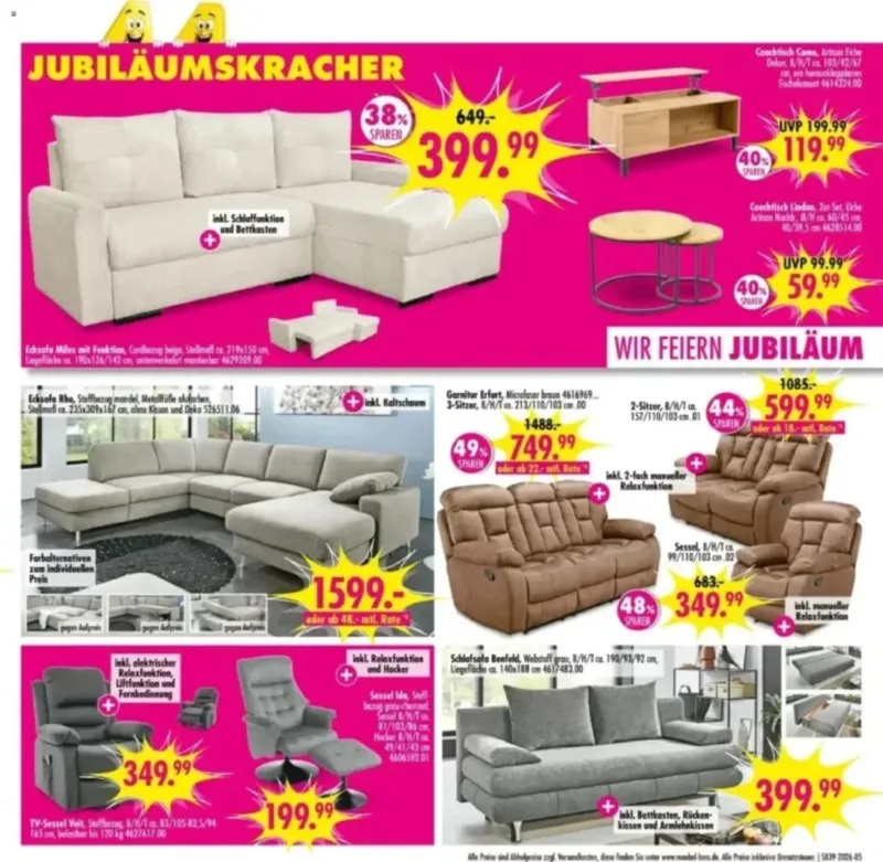 Möbel Boss Prospekt vom 19.09.2026, Seite 5