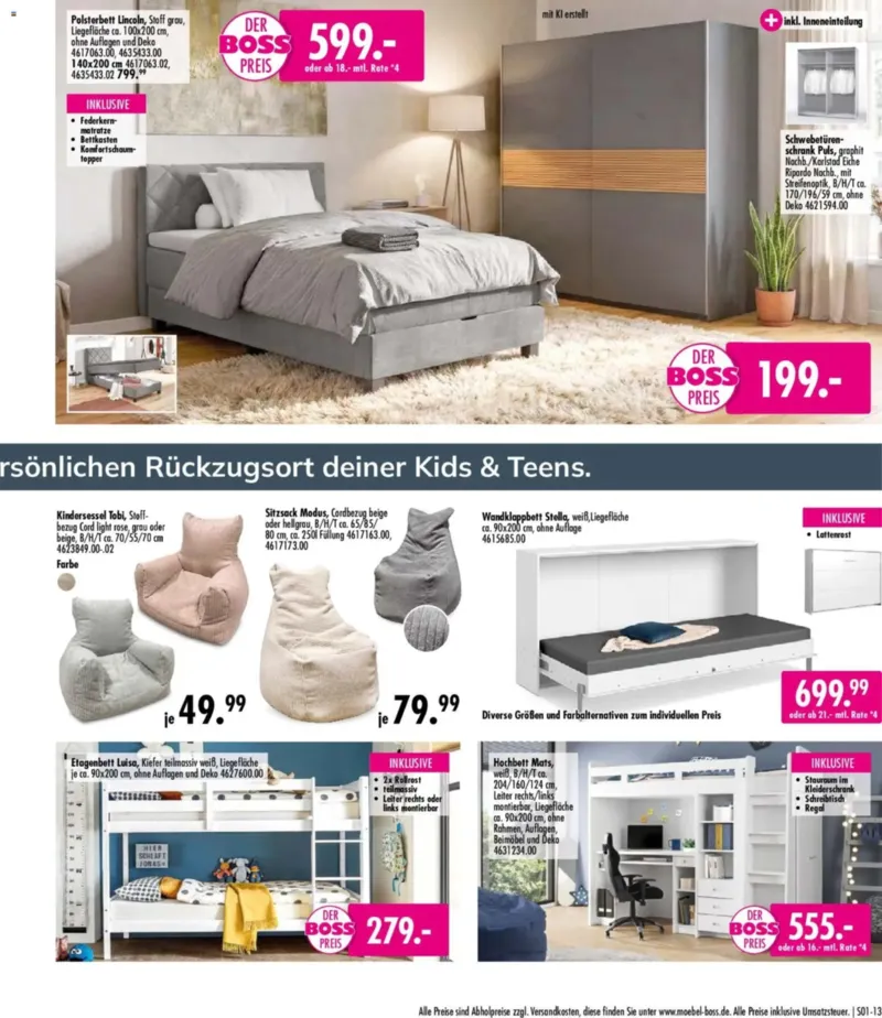 Möbel Boss Prospekt vom 02.10.2026, Seite 13