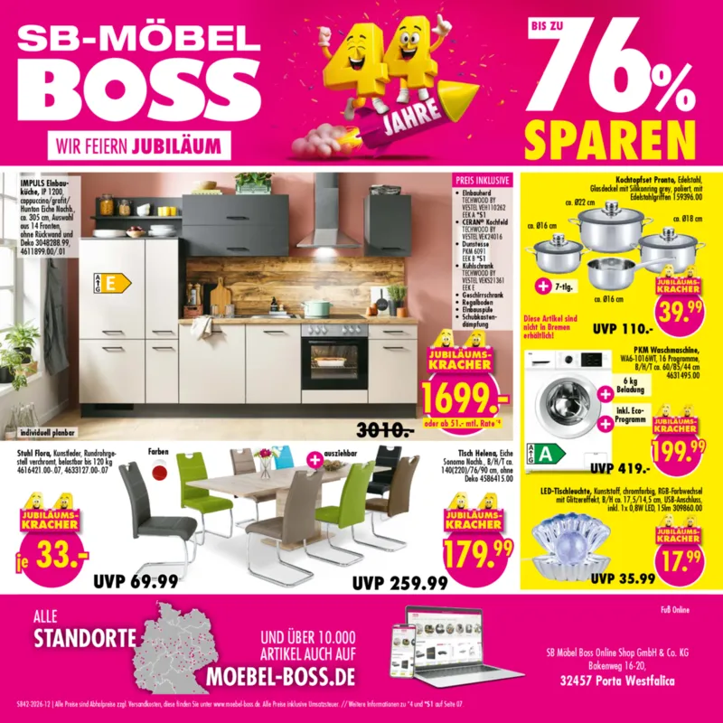 Möbel Boss Prospekt vom 10.10.2026, Seite 12