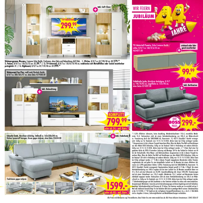 Möbel Boss Prospekt vom 10.10.2026, Seite 7