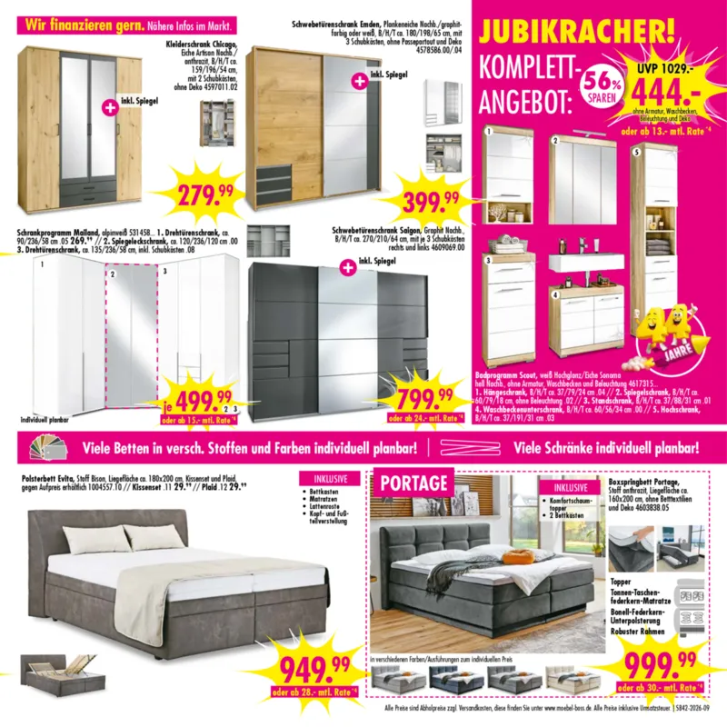 Möbel Boss Prospekt vom 10.10.2026, Seite 9